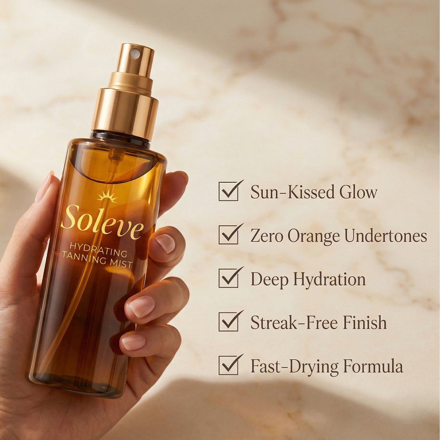 Soleve Golden® Hydrating Tanning Mist